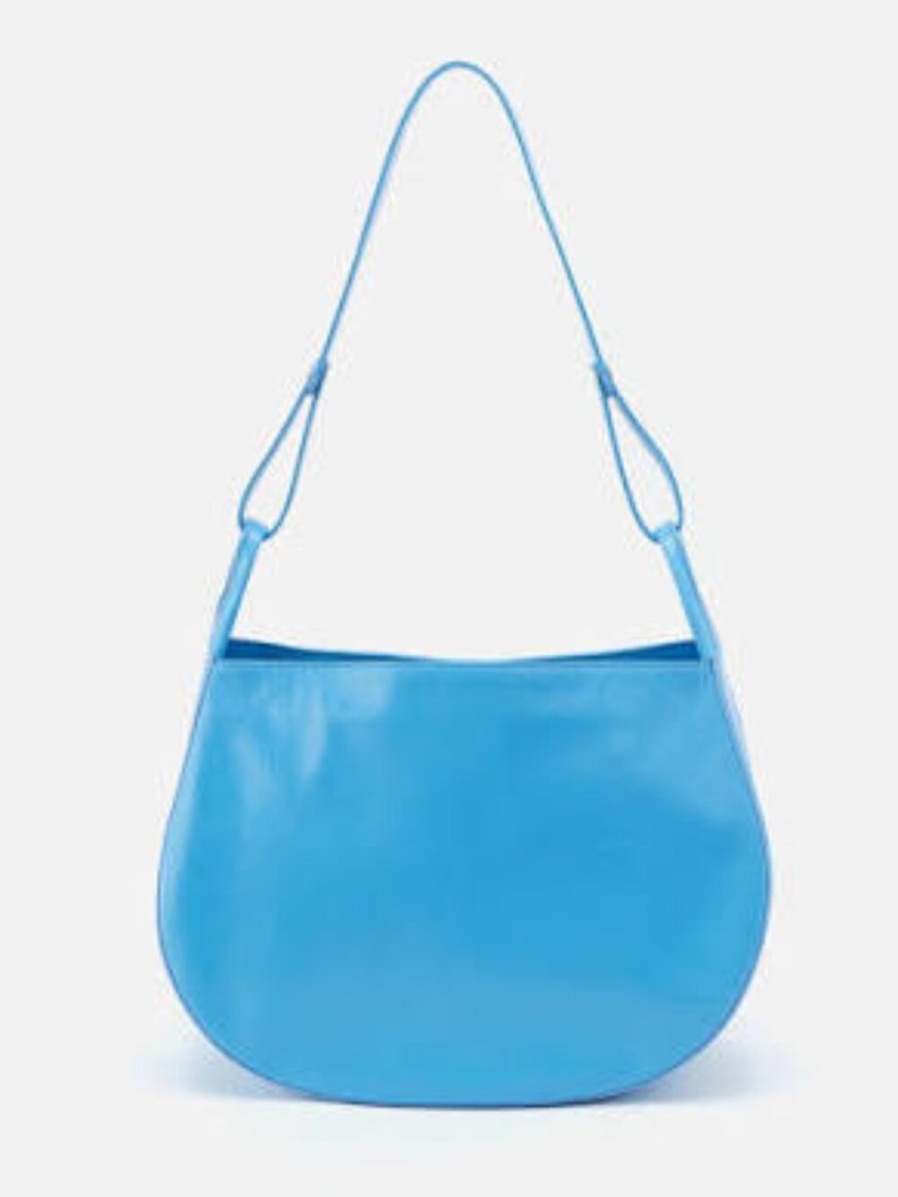 Hobo ARLA Polished Leather Shoulder Bag - Tranquil Blue